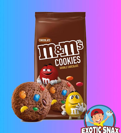 British M&M’s Double Chocolate Cookies 180g